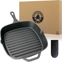Backcountry Iron 12 Inch Square Grill Pan