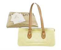 Louis Vuitton Yellow Vernis Handbag