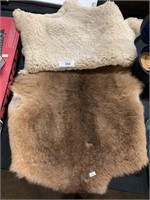 Sheepskin & Deer Hide.