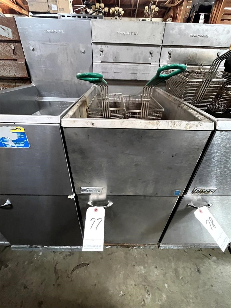 PITCO S/S 40LB FRYER MOD. 35C+