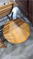 VINTAGE LOW COFFEE TABLE 30" ROUND 14" TALL