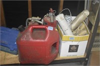 ITEM VARIETY, GAS CAN,ROPE,EXTENSION CORDS