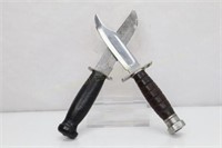 (2) Camillus NY Knives 9 ½”, Blade 5” w/