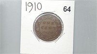 1910 Canadian Large Cent gn4064