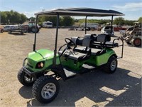 EZGO Express L6 Gas Golf Cart (Lime Green)
