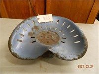 Metal tractor seat 18" x 14"