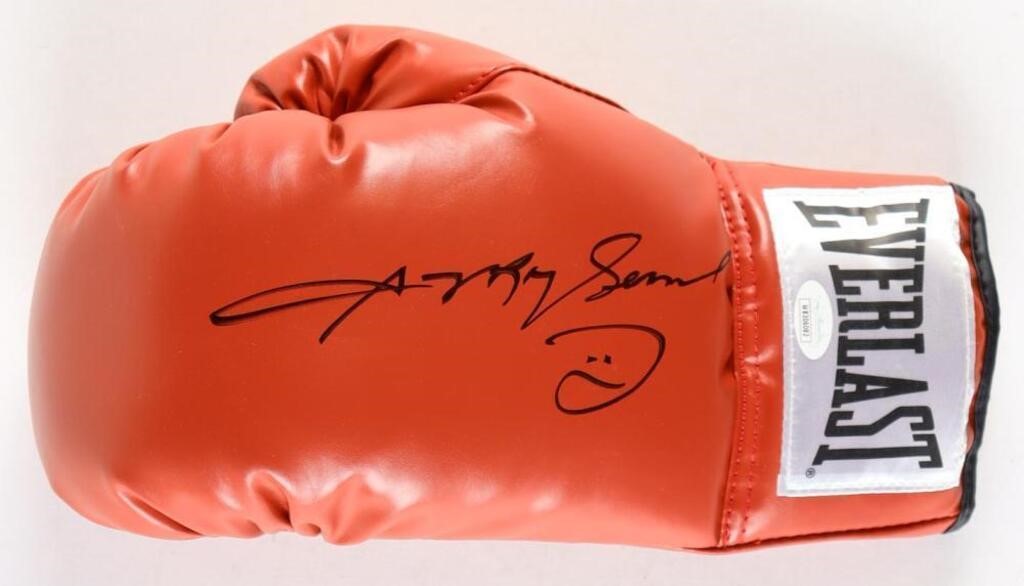 Larry Holmes Signed Everlast Boxing Glove (JSA)Lar
