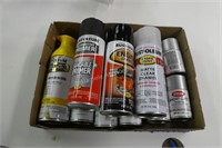 Lot of spray paint and primer