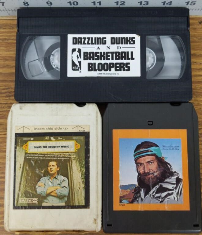 Jerry Lewis and Willie Nelson 8track with