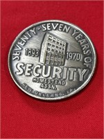 77th years security homestead assn.
