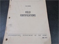 Dept of the Army Field Fortifications Book