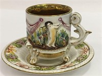 R. Capodimonte Italy Cup And Saucer