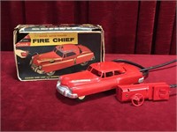 1950s Andy Gard Toy Fire Chief Car - Not Tested