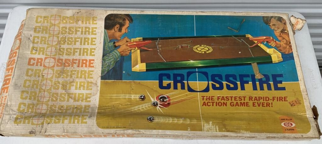 Crossfire Game By Ideal 1971