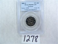 2001-S Vermont Quarter PCGS Graded PR69 DC