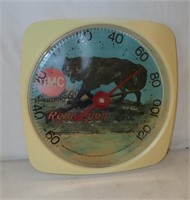 "REMINGTON" WALL THERMOMETER, 1994, PLASTIC CASED