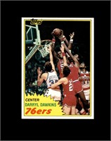 1981 Topps #29 Darryl Dawkins NRMT to NM-MT+