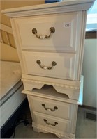 2 Leo Night Stands 2 Drawers Each