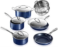 NEW $130 Blue Pots and Pans Set