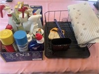 Kitchen dish strainer, household chemicals, spray