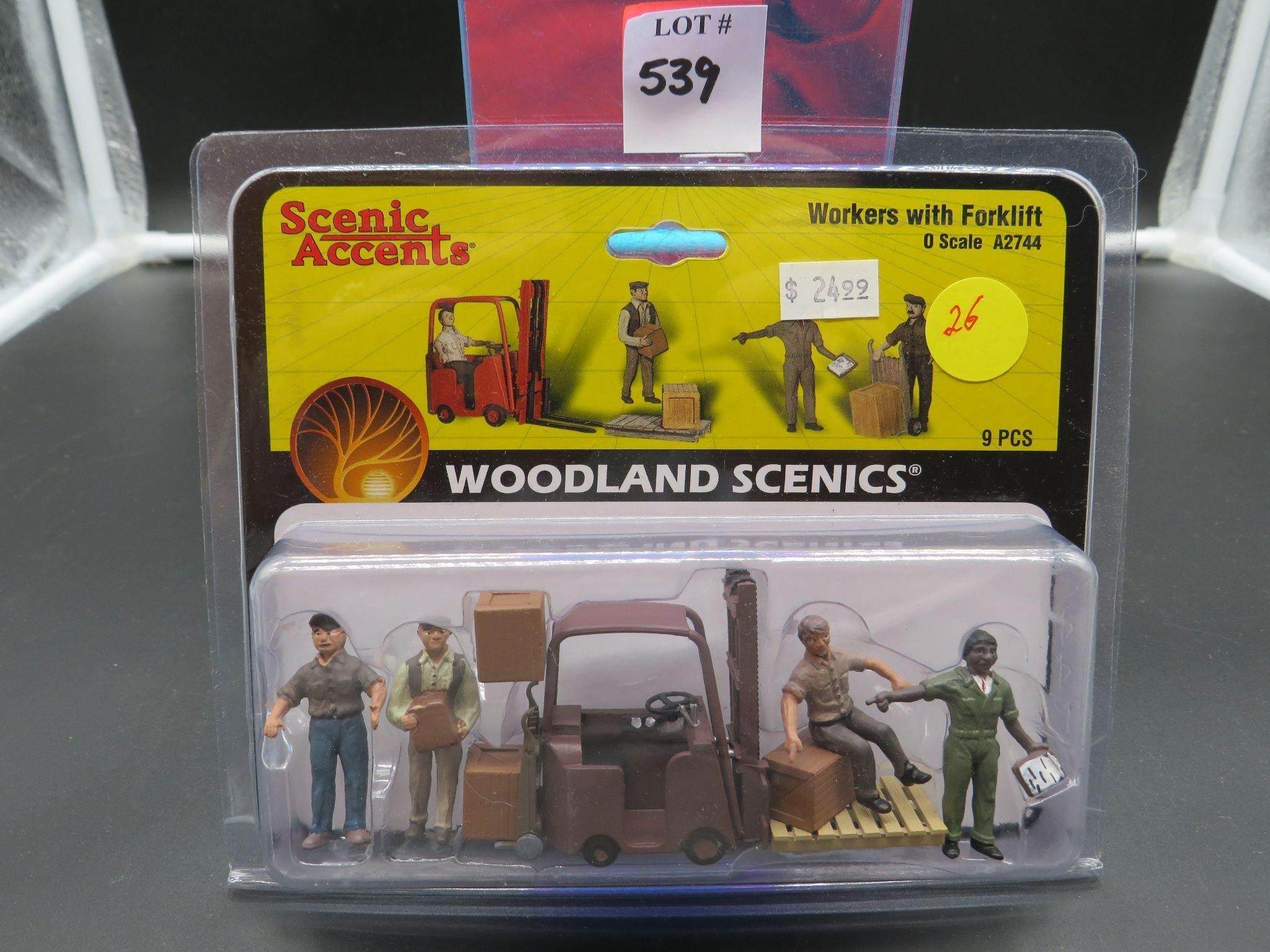 Scenic Accents Workers w/ Forklift A2744