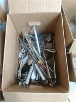 Box of kitchen utensils