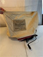 Cyclone Seed Sower Bag Farming Implement Antique