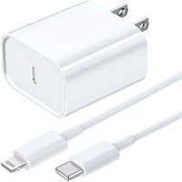 Apple MFi Certified iPhone Fast Charger  20W PD Ty
