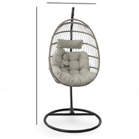 Hanging Egg Swing Chair - Gray