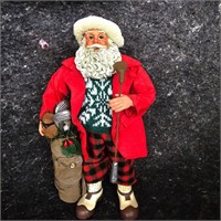 Christmas Decor Santa Golfer