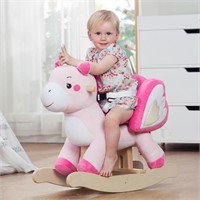 labebe Baby Rocking Horse Pink Unicorn