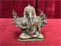18-Arm Hindu God Figure - Note