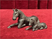 Cast Iron Mare & Foal Figures
