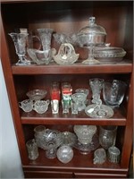 3 Shelves of Clear Glass