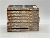 Attack On Titan English Manga Lot Vols 1-8 Books