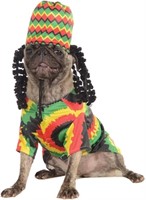 [Size : Large] Rubie's Pet Costume, Rasta Dog