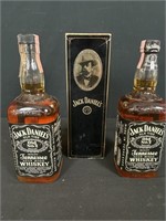Three collectible bottles unopened