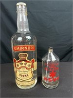 Two collectible bottles