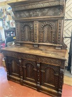 Large Richly Carved Cabinet