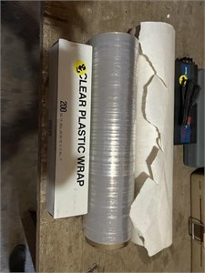Large Rolls of Plastic Wrap & Butcher Paper