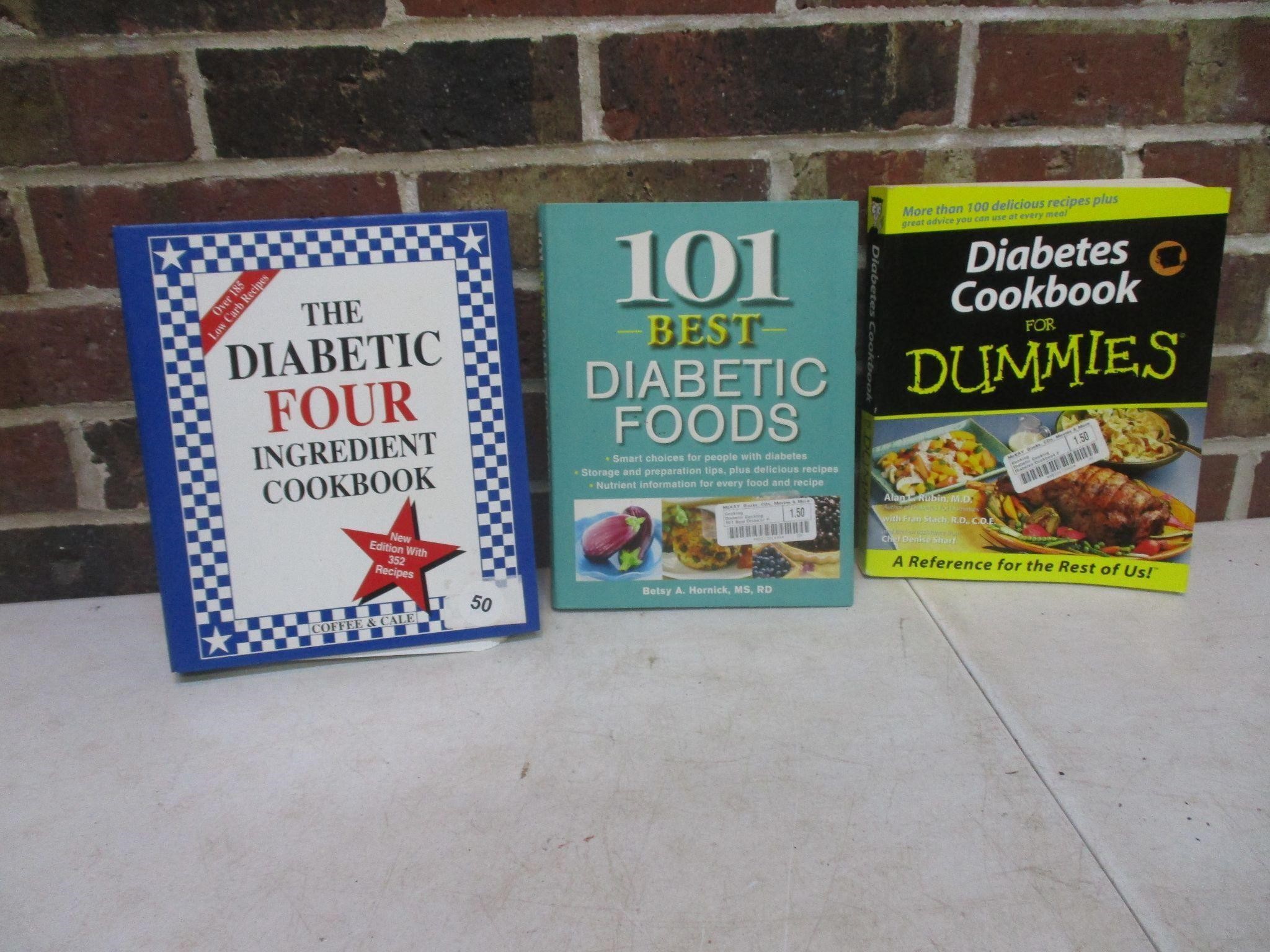 3 Diabetic Cookbooks