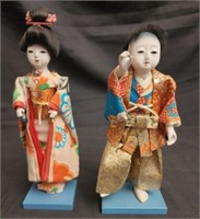 Pair of oriental figurines