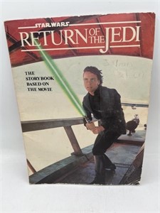 Vintage Star Wars return of the Jedi storybook