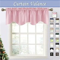 52 x 18  52x18in 1 Panel Pink Blackout Window Vala