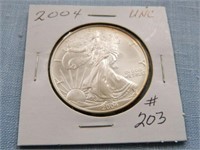 2004 American Eagle Silver Dollar - UNC