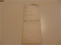 1891 Hamilton Quit Claim Deed