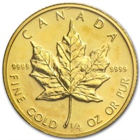 1986 Canada 1/4 Oz Gold Maple Leaf Bu (sealed)