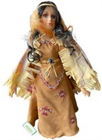 Rare Vtg Ashton Drake Native American Doll