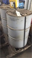 (2) 55 gallon barrels