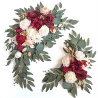 Piklado Faux Flower Swag Set of 2 for Wedding...
